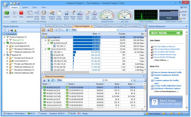 Capsa screenshot
