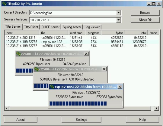 TFTPD32 Syslog Server