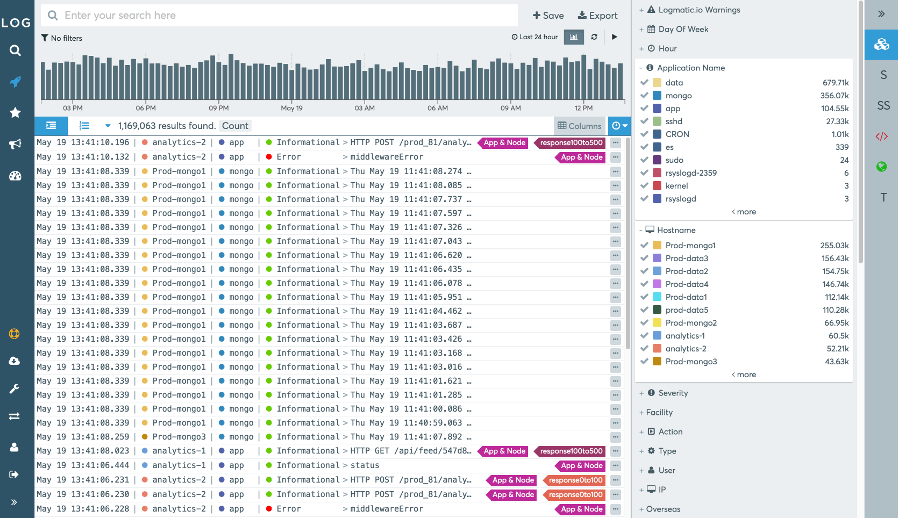 syslog ng screenshot