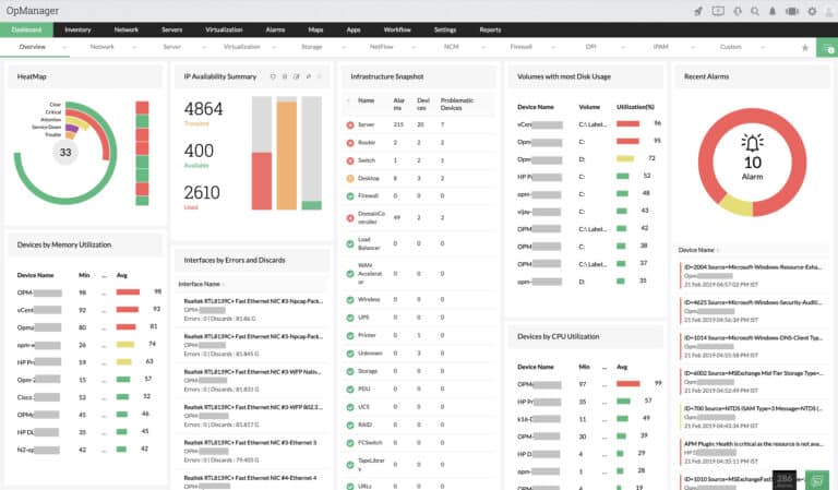 Opmanager End Device Map How to Find Devices On Your Network
