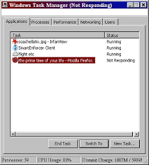 kill process not responding