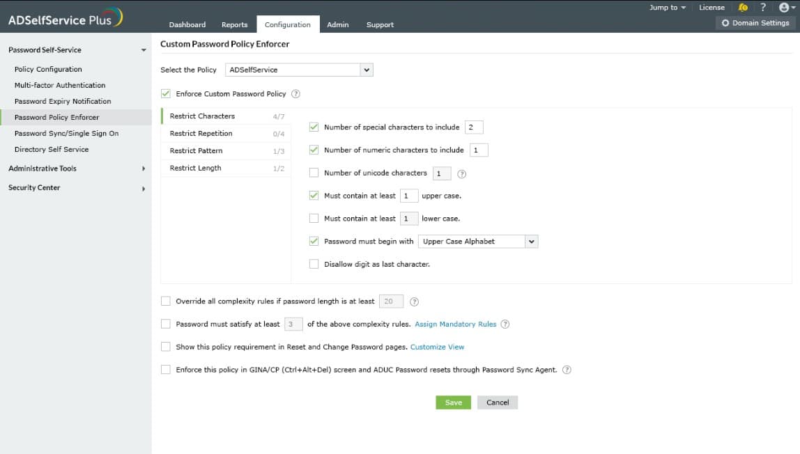 ManageEngine ADSelfService Plus